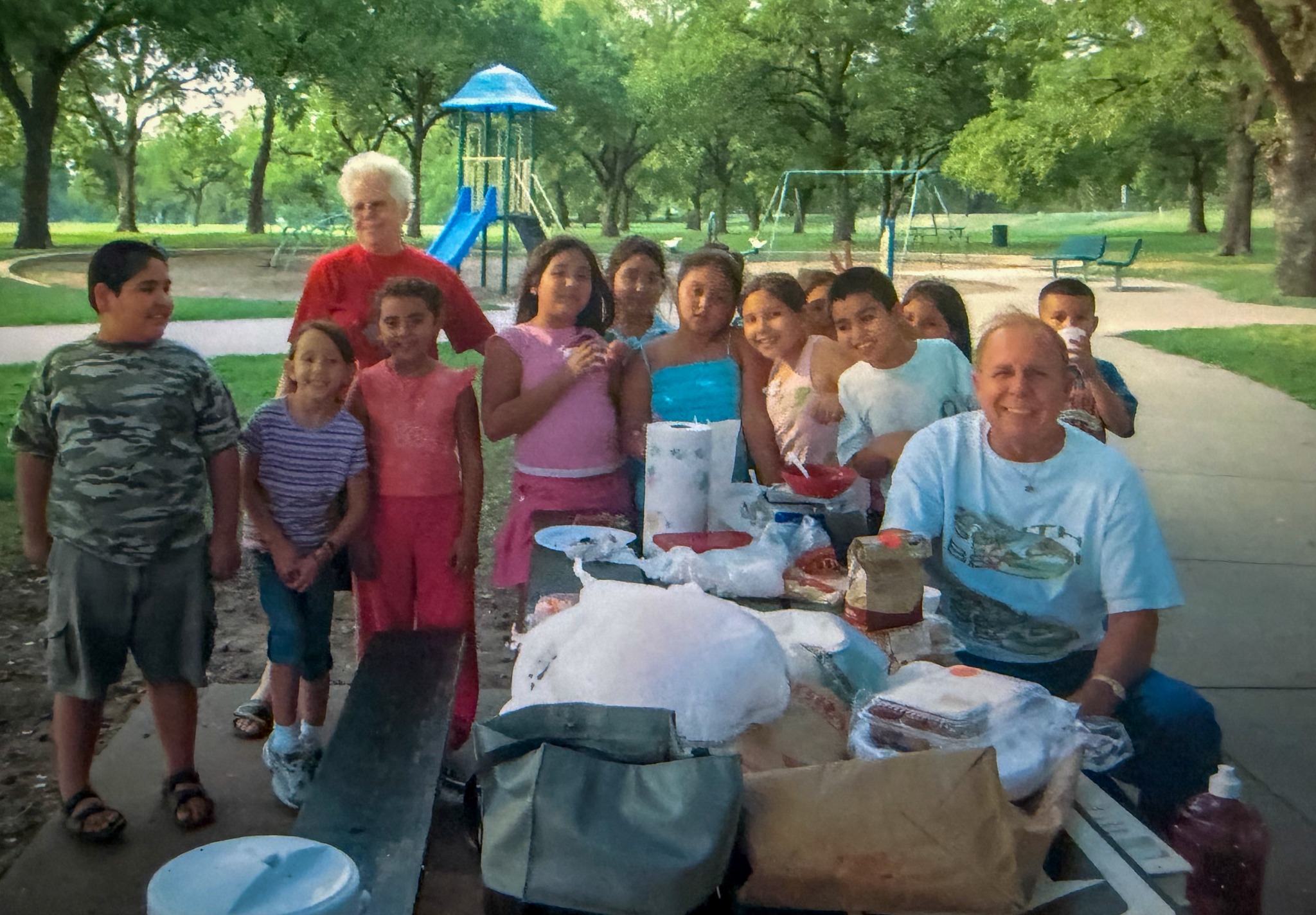 Beverly hosting a Kid's Crusade in the 1980s